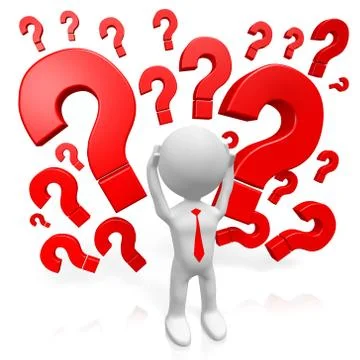 Problem concept 库存插图