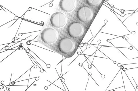 Problem- drug addiction Stock Photos
