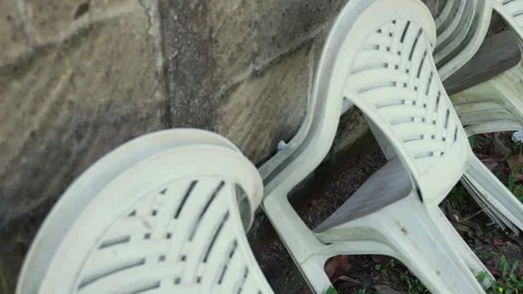 Problem of environmental pollution on planet earth because of plastic garbage Stock Footage 288452287