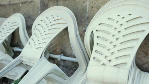 Problem of environmental pollution on planet earth because of plastic garbage Stock Footage 296803305