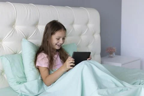 Problem of excessive phone and tablet use Stock Photos