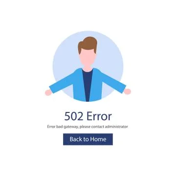 Problem flat color icon Illustrazione stock