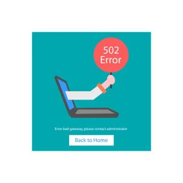 Problem flat color icon Stock Illustration