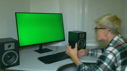 Problem of gambling with chroma key. Stock Footage 204946304