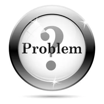 Problem icon Stock Illustration