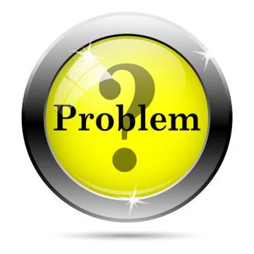 Problem icon Stock Illustration