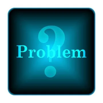 Problem icon Stock Illustration