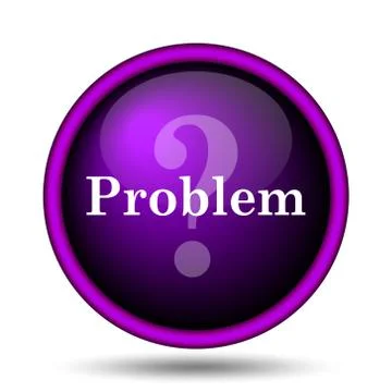 Problem icon Stock Illustration