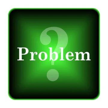 Problem icon Stock Illustration