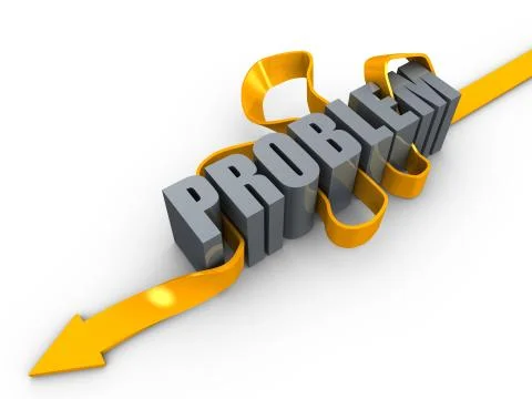 Problem Illustrazione stock