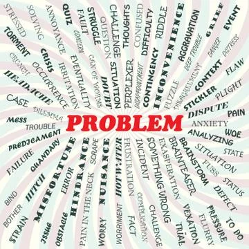 Problem Stock Illustration