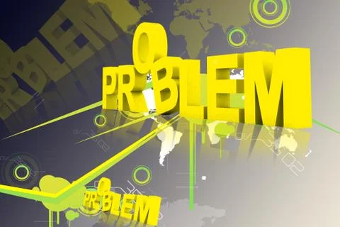 Problem Stock-Illustration