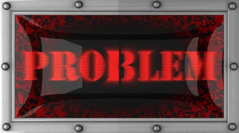 Problem on led Stock Footage 8731152