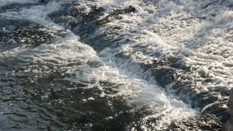 The problem of mankind is pollution of drinking water by industrial sewage. The Video stock 165154653