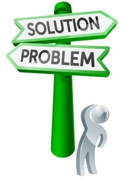 Problem or solution concept 스톡 일러스트