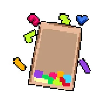 Problem puzzles toy pixel art vector illustration Illustrazione stock