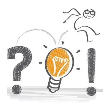Problem solution concept Stock Illustration