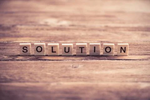Problem solution concept Foto stock