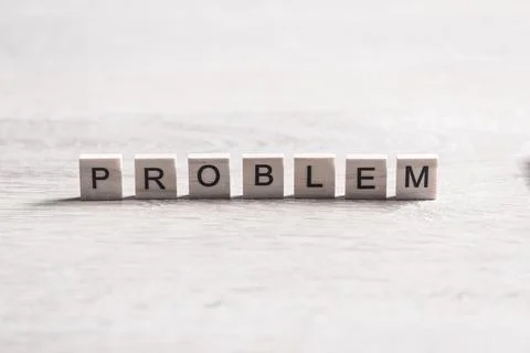 Problem solution concept Stockfoto's