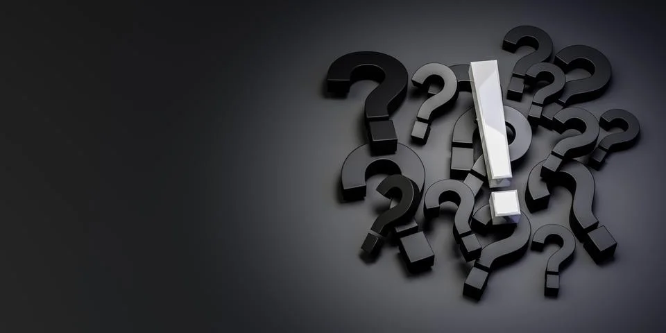 Problem, solution, confusion counseling. Pile of black question mark symbols  스톡 사진