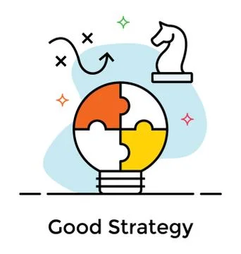 Problem solution in flat design Illustrazione stock