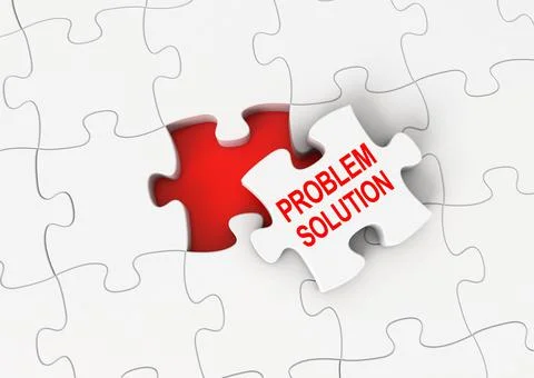 Problem solution Illustrazione stock