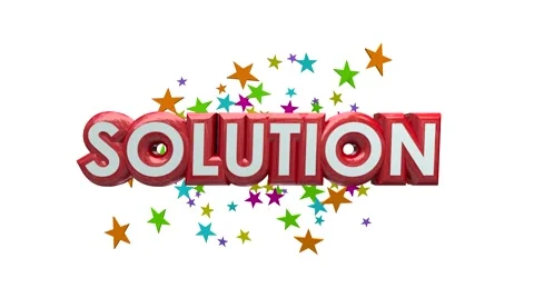 Problem Solution Spinning Words Issue Solved Innovative Idea Plan Alpha Matte Stock Footage 40053677