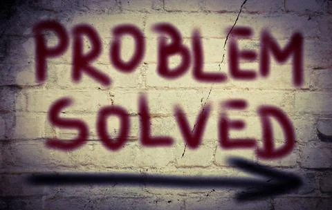 Problem Solved Concept Problem Solved Concept ,model released, Symbolfoto ... 写真素材