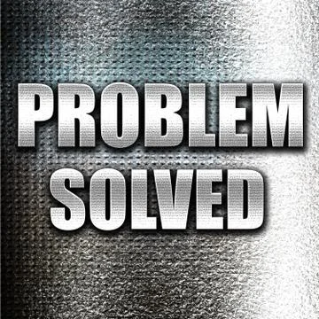 Problem solved 스톡 일러스트