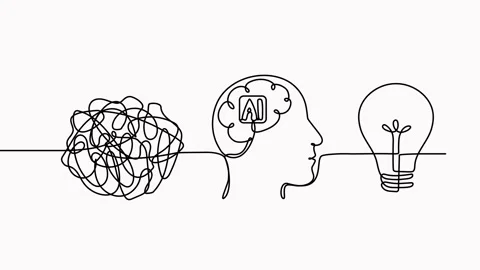 Problem solving and creative idea concept animation. Stock Footage 302090521