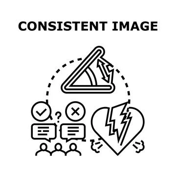 Problem solving and decision making disagreement concept icon Stock Illustration