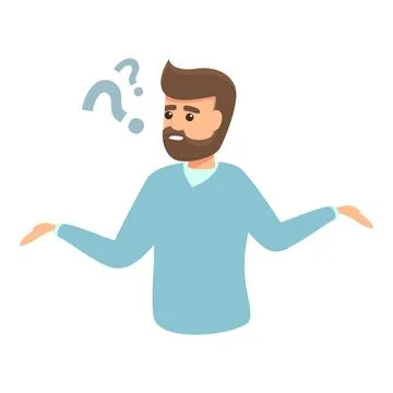 Problem solving brainstorming icon, cartoon style 스톡 일러스트