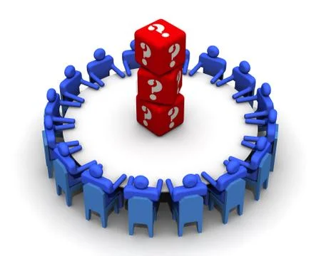 Problem solving. The concept Stock Illustration