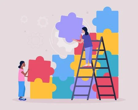 Problem solving concept Stock Illustration