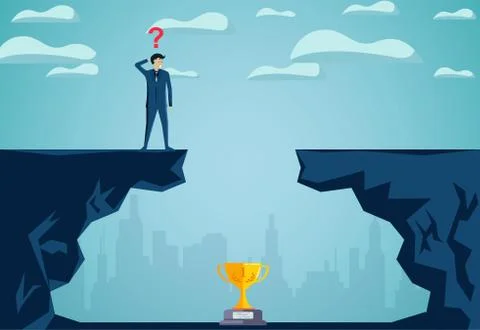 Problem solving concepts and finding solutions go to the ultimate business su Illustrazione stock