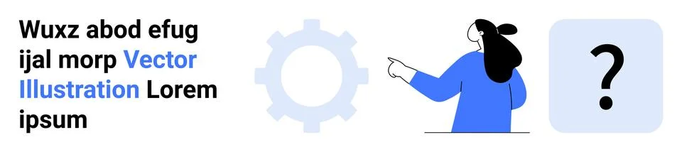 Problem solving, decision-making, troubleshooting, workflow optimization, bra Illustrazione stock
