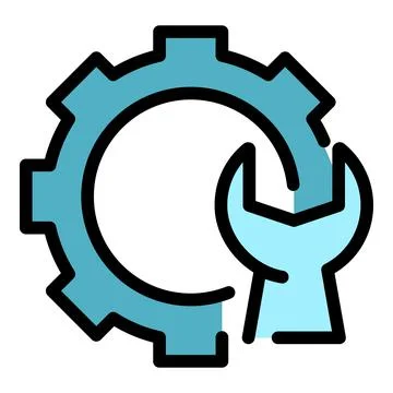 Problem solving icon color outline vector Stock Illustration