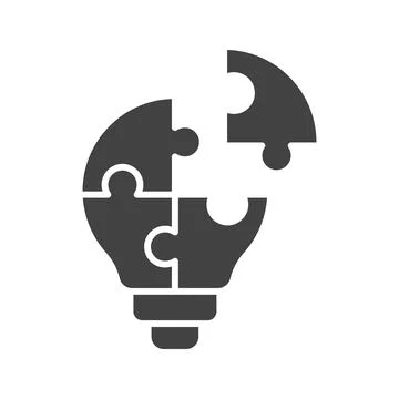 Problem Solving icon vector image. Illustrazione stock