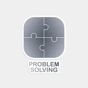 Problem solving Illustrazione stock