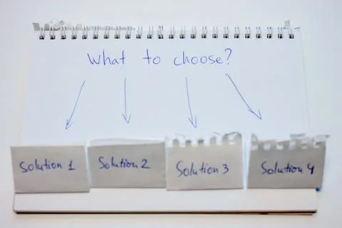 Problem solving looking for solution Stock Photos