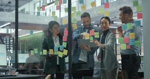 Problem Solving Session in Office Stock Footage 321051621