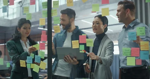 Problem Solving Session in Office Stock Footage 321051623