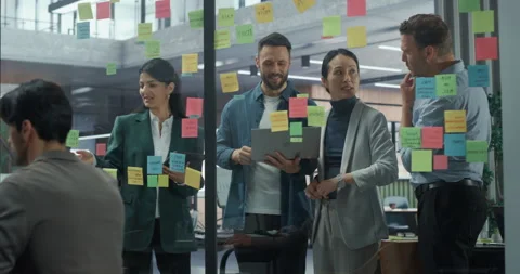 Problem Solving Session in Office Stock Footage 321051638