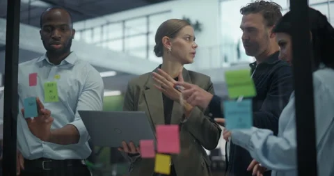 Problem Solving Session in Office Stock Footage 321058010