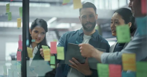 Problem Solving Session in Office Stock Footage 321058073