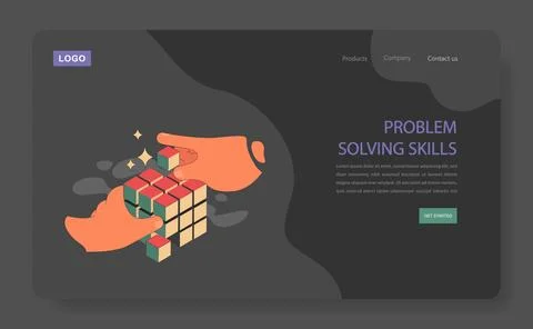 Problem-Solving Skills. 스톡 일러스트