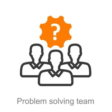 Problem solving team 스톡 일러스트