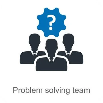 Problem Solving Team 스톡 일러스트