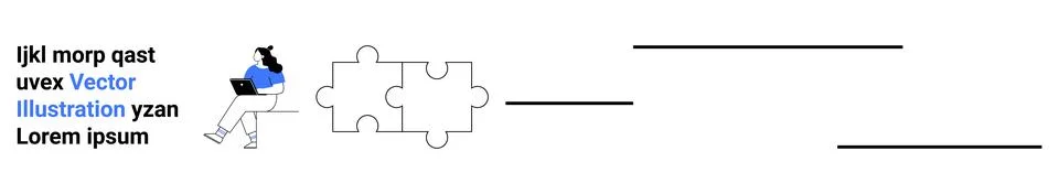 Problem-solving, teamwork, ideas, innovation, brainstorming, remote work. Wom 库存插图