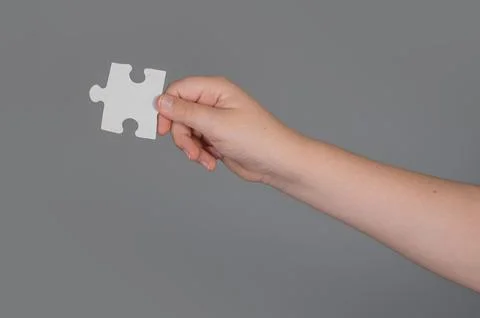 Problem solving uses white puzzle piece. Problem concept creates strategy Stock Photos